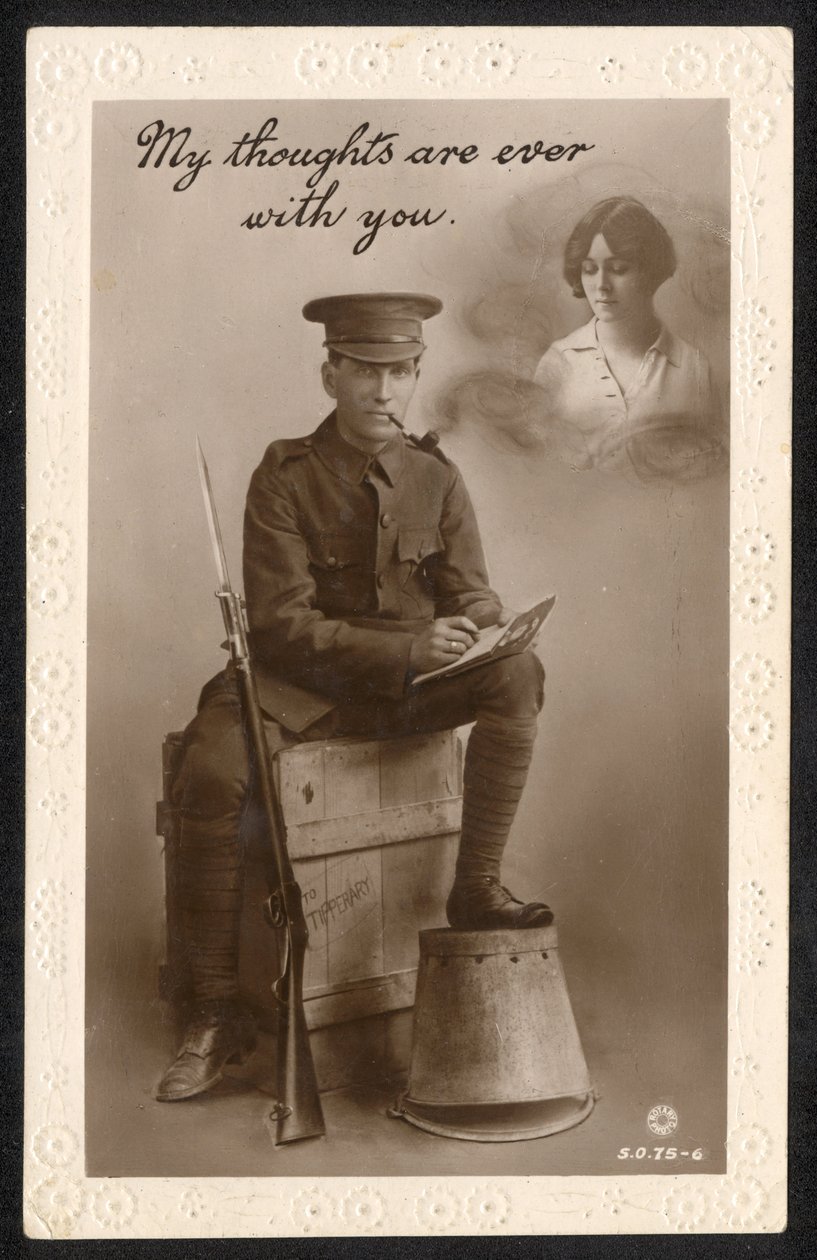 イギリス：カイロ絵葉書トラストが制作した感傷的な絵葉書。 作： イギリスの写真家