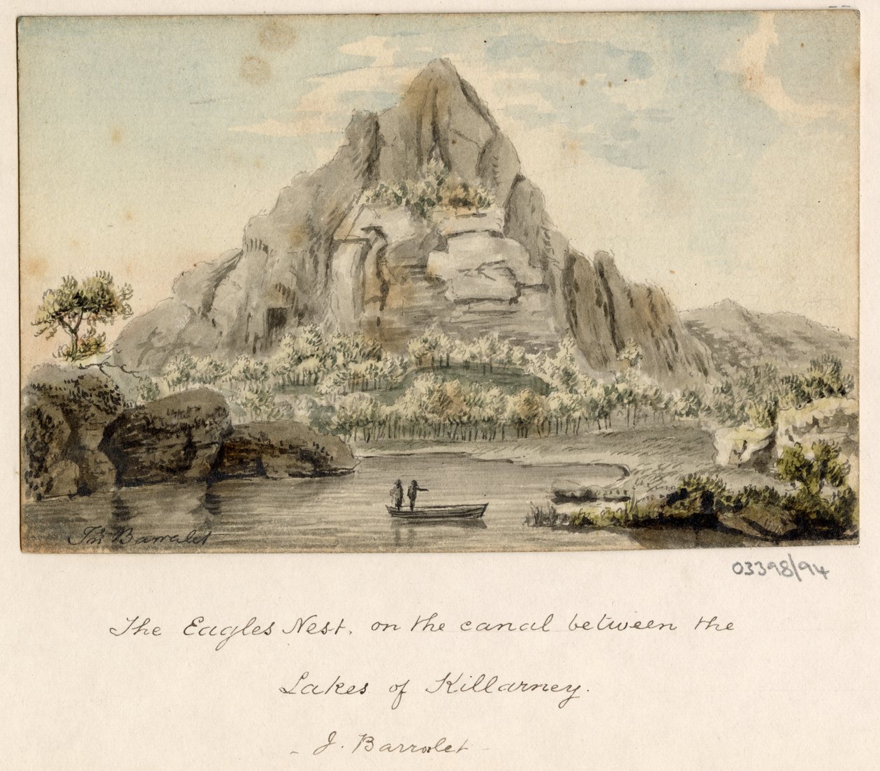 一連のスケッチ、イギリス、大陸、アメリカの景色 1772-1778 (水彩) 作： ブリティッシュスクール
