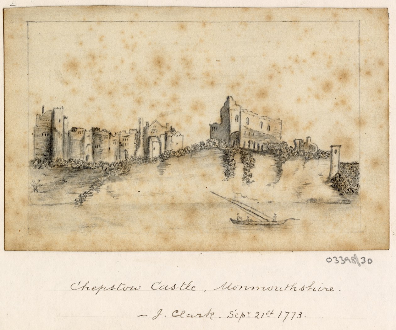 一連のスケッチ、イギリス、大陸、アメリカの景色 1772-1778 (水彩) 作： ブリティッシュスクール