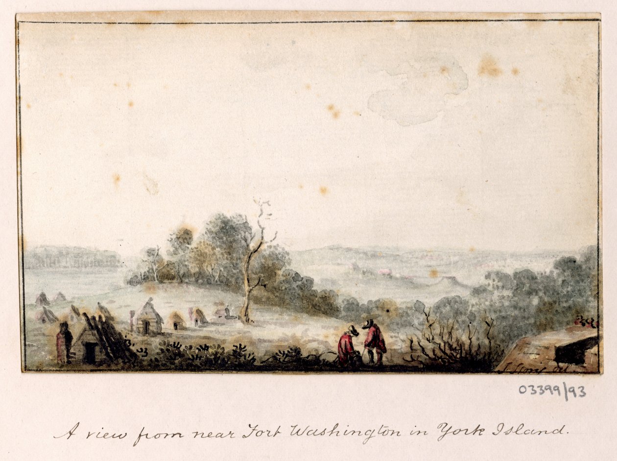 一連のスケッチ、イギリス、大陸、アメリカの景色 1772-1778 (水彩) 作： ブリティッシュスクール