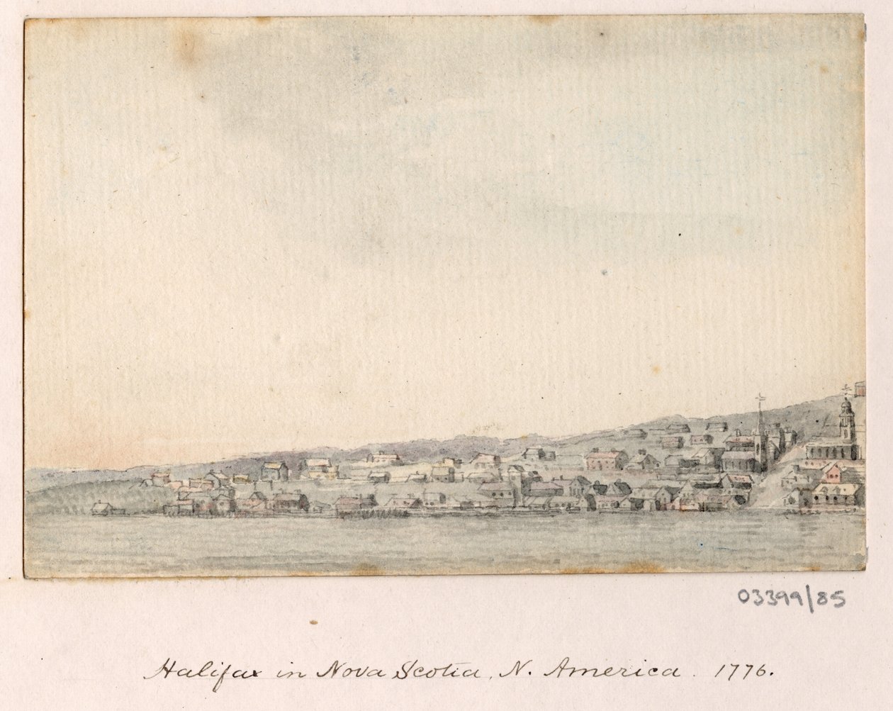 一連のスケッチ、イギリス、大陸、アメリカの景色 1772-1778 (水彩) 作： ブリティッシュスクール