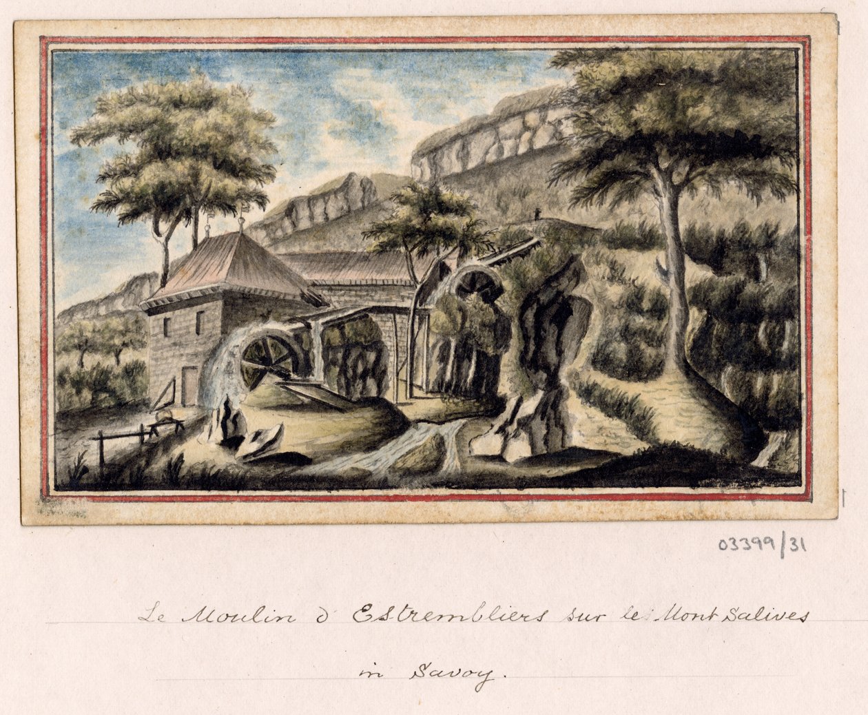 Uma série de esboços, vistas na Grã-Bretanha, no continente e na América 1772-1778 (aquarela) 作： ブリティッシュスクール
