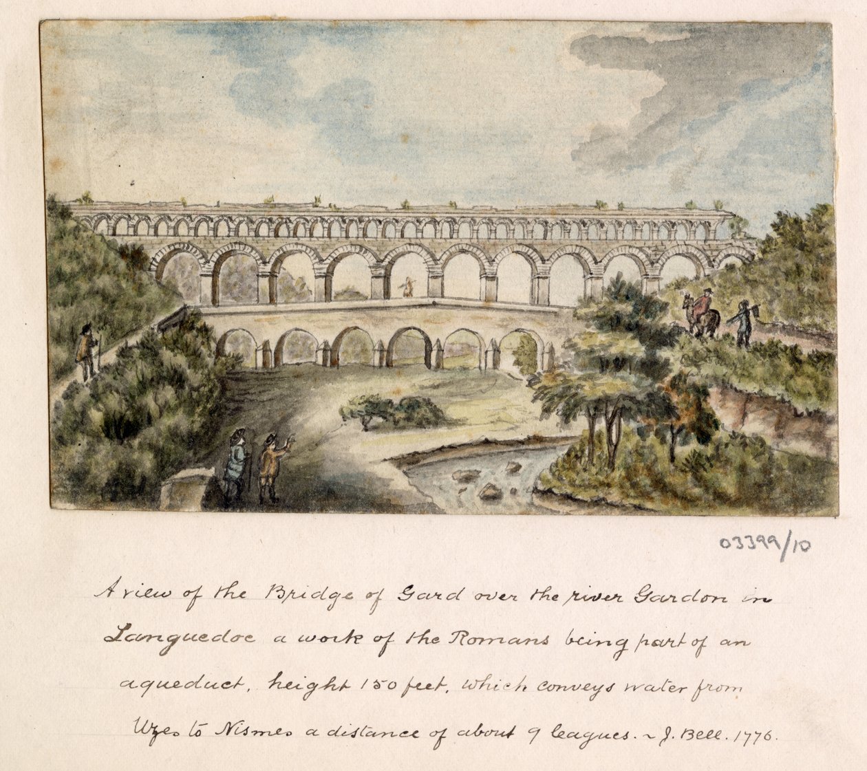 一連のスケッチ、イギリス、大陸、アメリカの景色 1772-1778 (水彩) 作： ブリティッシュスクール