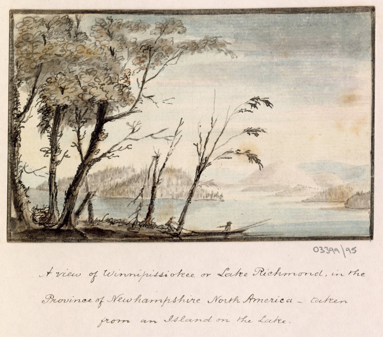 一連のスケッチ、イギリス、大陸、アメリカの景色 1772-1778 (水彩) 作： ブリティッシュスクール