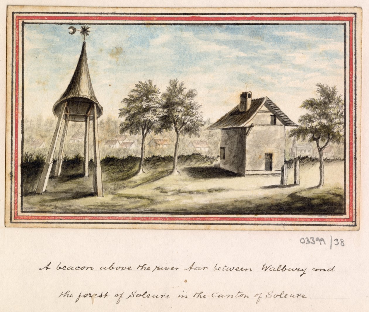 Uma série de esboços, vistas na Grã-Bretanha, no continente e na América 1772-1778 (aquarela) 作： ブリティッシュスクール