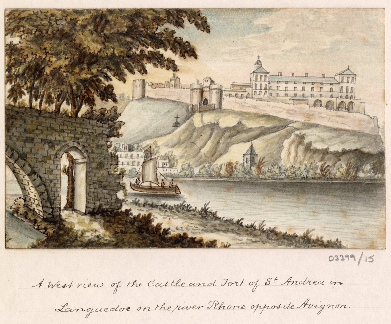 一連のスケッチ、イギリス、大陸、アメリカの景色 1772-1778 (水彩) 作： ブリティッシュスクール