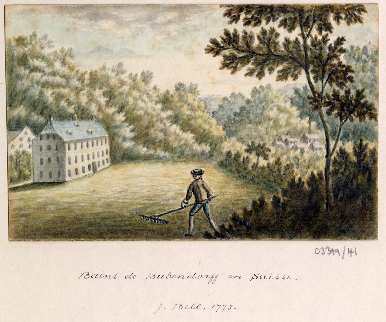 Uma série de esboços, vistas na Grã-Bretanha, no continente e na América 1772-1778 (aquarela) 作： ブリティッシュスクール