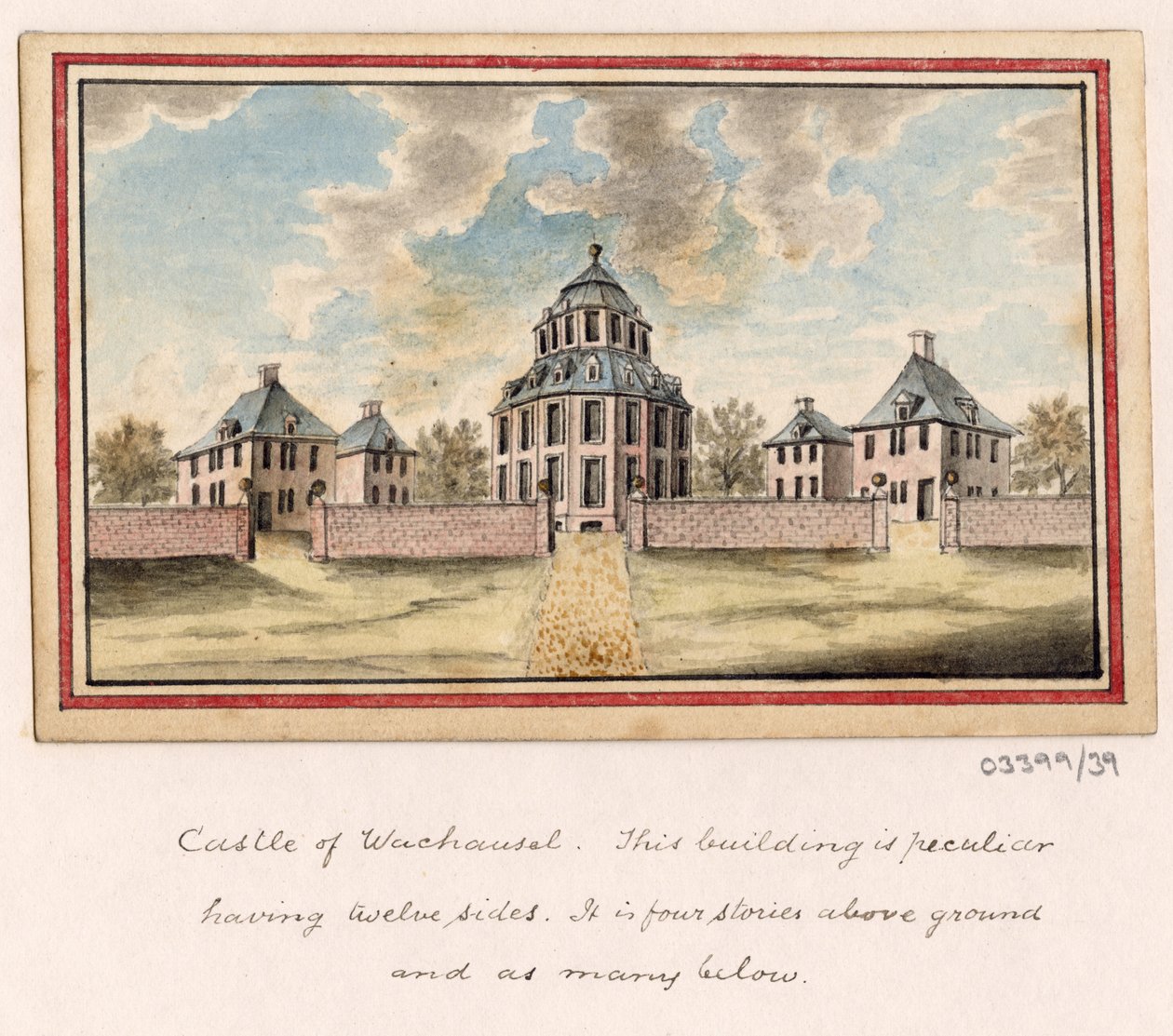 一連のスケッチ、イギリス、大陸、アメリカの景色 1772-1778 (水彩) 作： ブリティッシュスクール