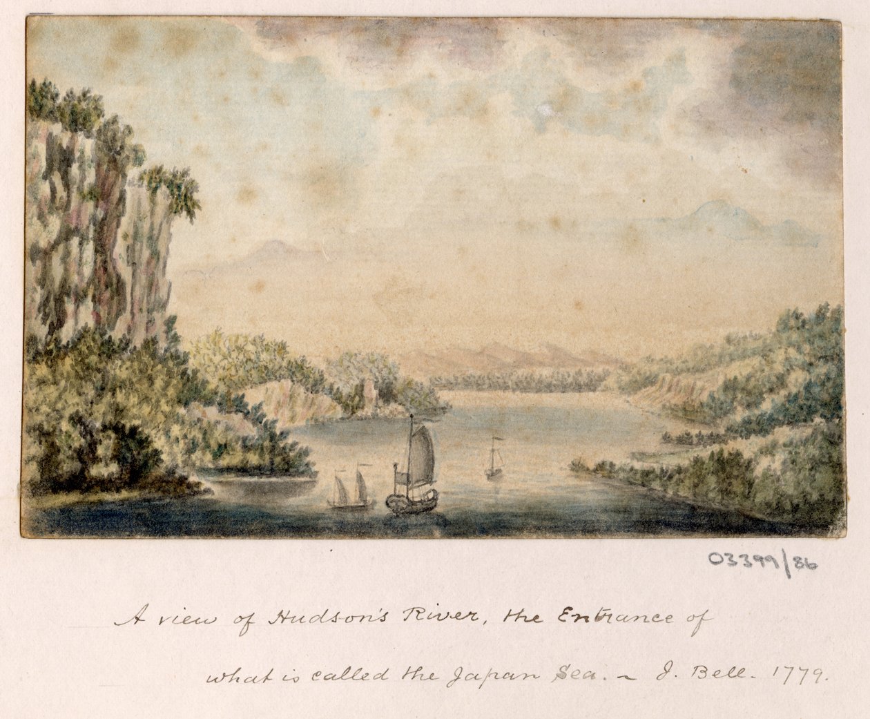 一連のスケッチ、イギリス、大陸、アメリカの景色 1772-1778 (水彩) 作： ブリティッシュスクール