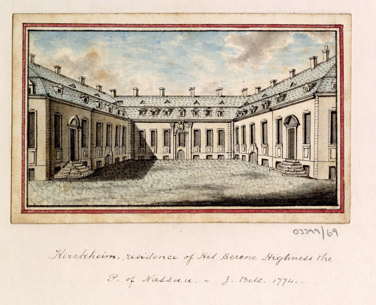一連のスケッチ、イギリス、大陸、アメリカの景色 1772-1778 (水彩) 作： ブリティッシュスクール
