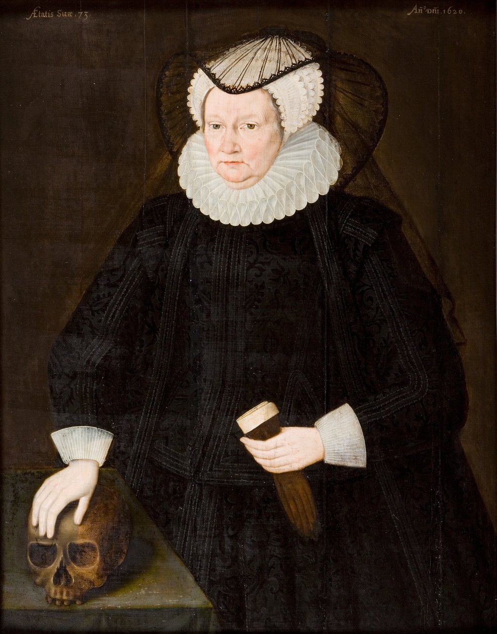 エリザベス・モーガン夫人（油彩・パネル） 作： ブリティッシュスクール