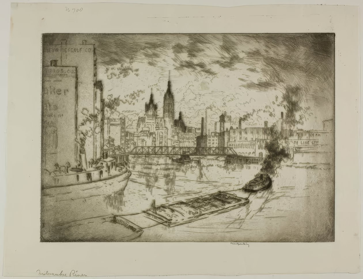 ミルウォーキー川 作： ブロールジュリアスオルソンノルドフェルト