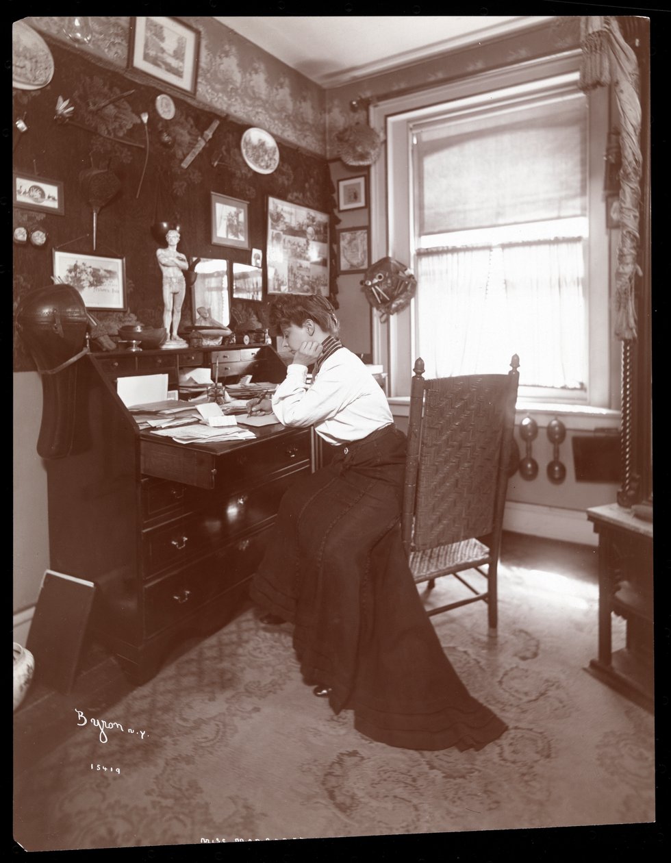 ミスマーガレットメイヨー、1903年（銀ゼラチンプリント） 作： バイロンカンパニー