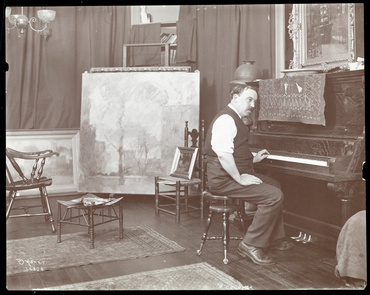 P.コノヴァ、1907年（銀ゼラチンプリント） 作： バイロンカンパニー