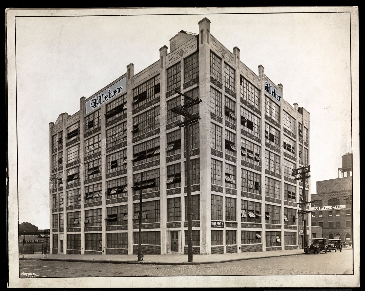 エオリアの会社の工場、138th Street and Willow Avenue、ブロンクス、ニューヨーク、1924（銀ゼラチンプリント） 作： バイロンカンパニー
