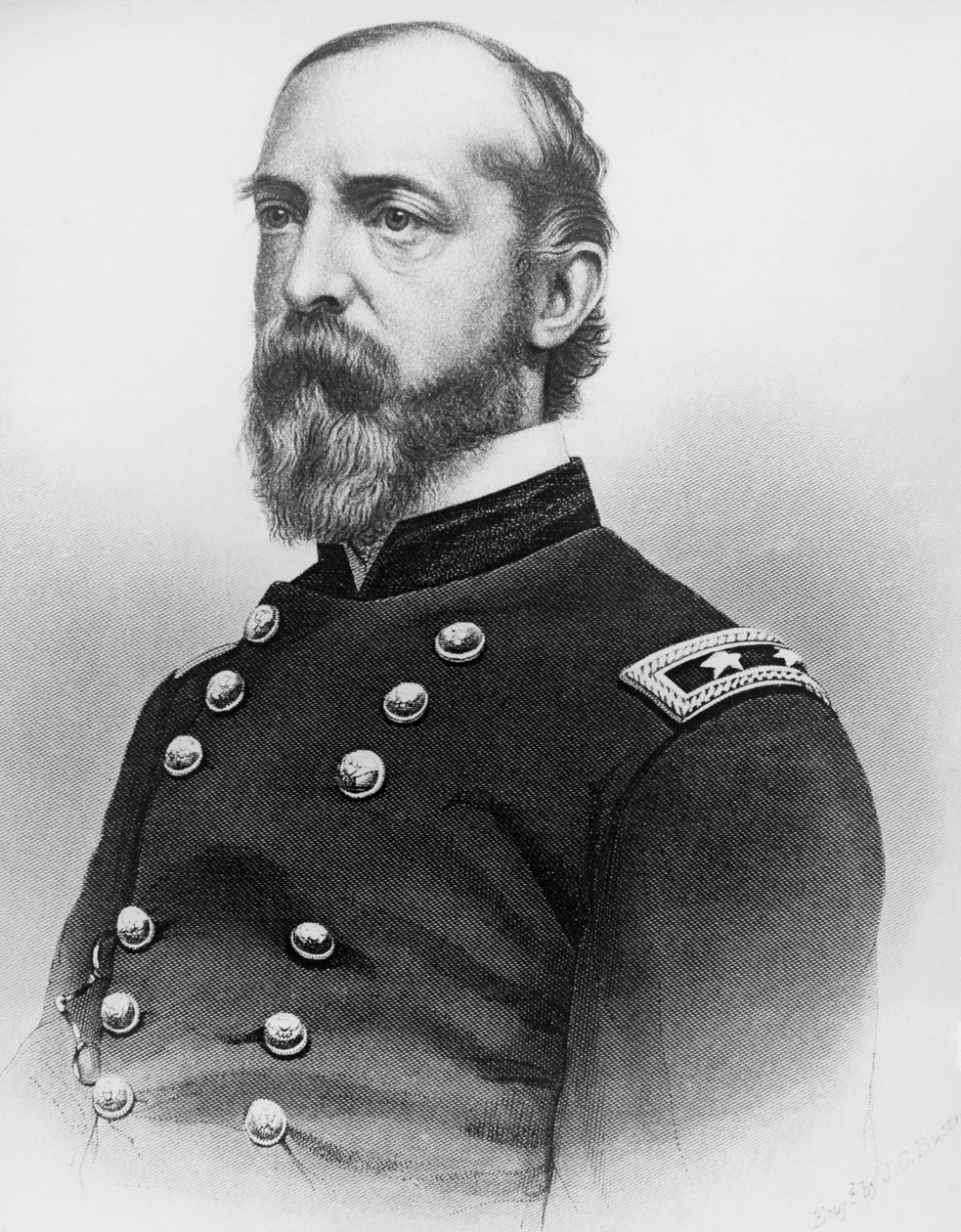 ジョージ・ゴードン・ミード（1815-1872）は、南北戦争においてゲティスバーグで南軍を撃退し、重要な役割を果たした陸軍大将であり、土木技師です。 作： JBとブラウンJ.とロウボサム