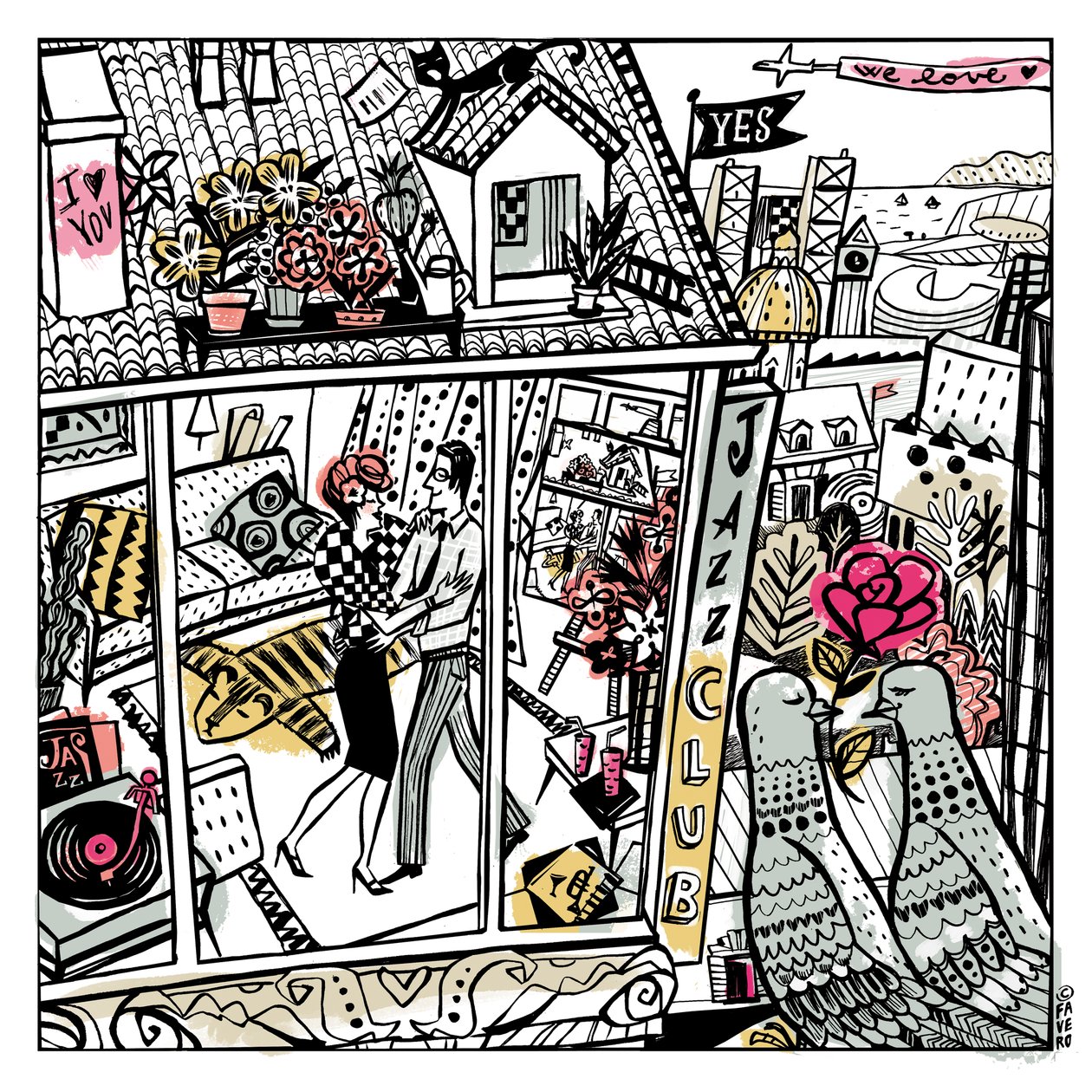 ジャズクラブ 作： コスタンツァ・ファヴェロ