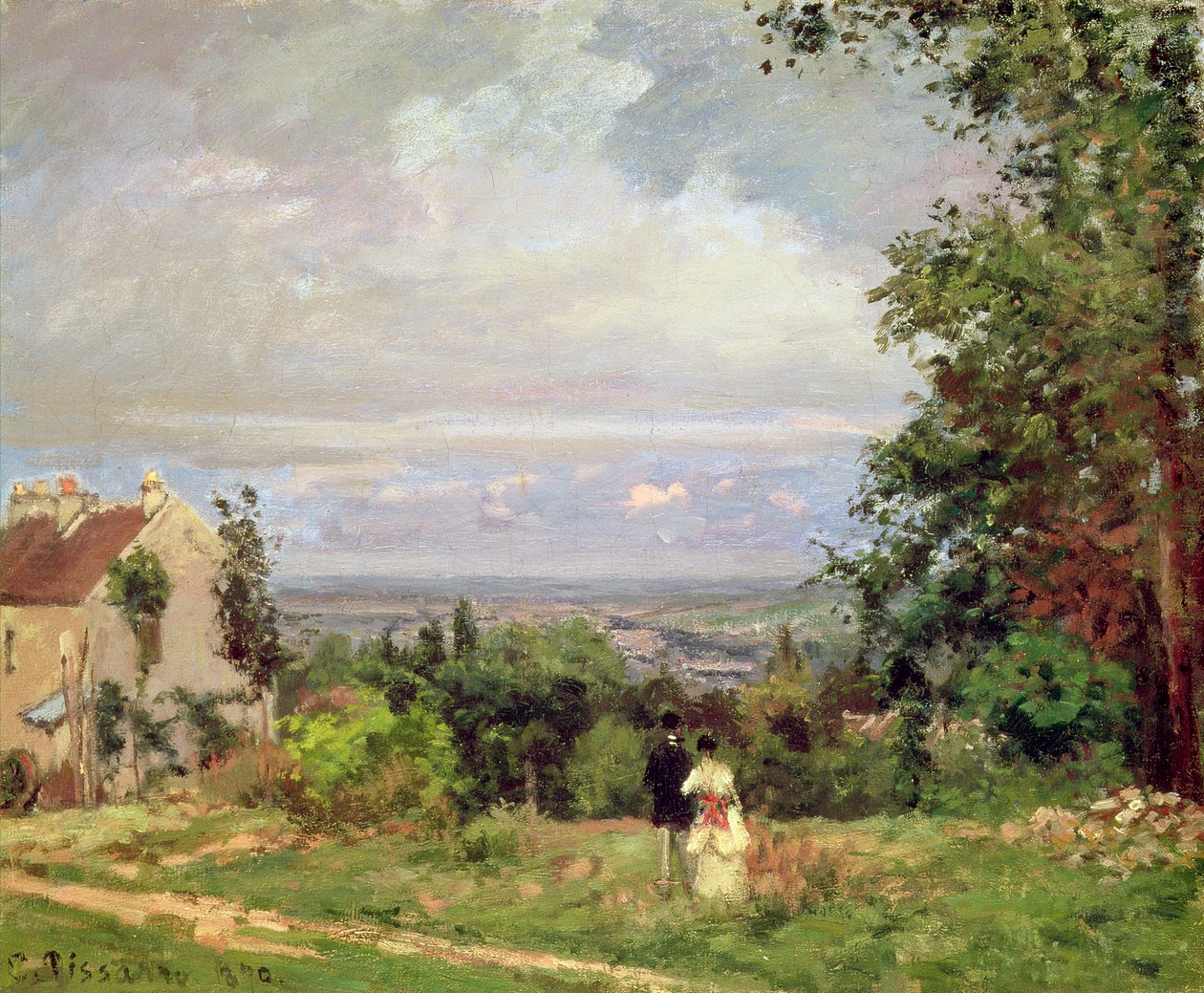 ルーベシエンヌ、1870 作： カミーユ・ジェイコブ・ピサロ