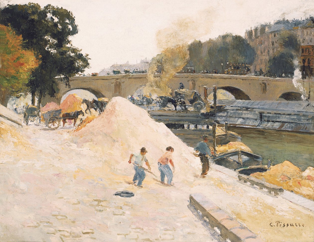 フランス語：Le Pont-Marie vu depuis le quai d
