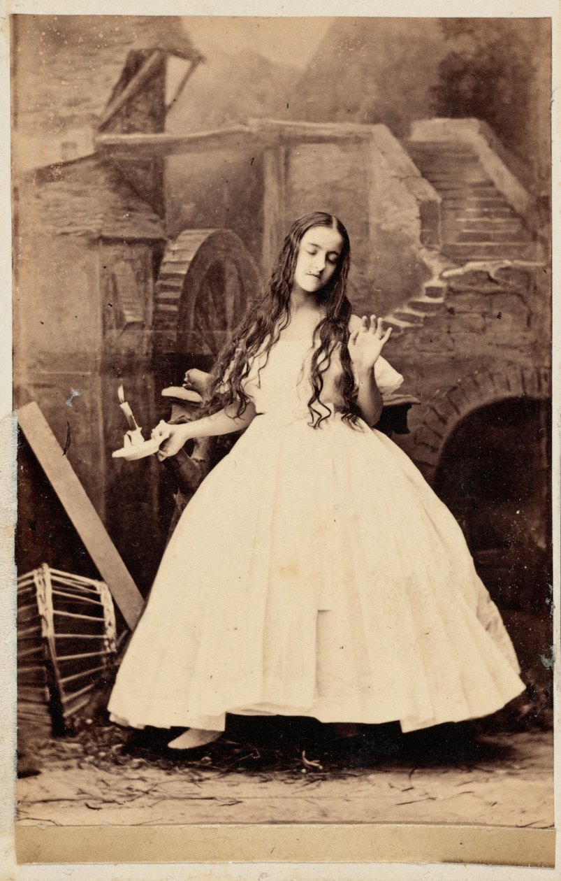 アデリーナ・パッティ、1861年頃（写真） 作： カミーユ・シルビー