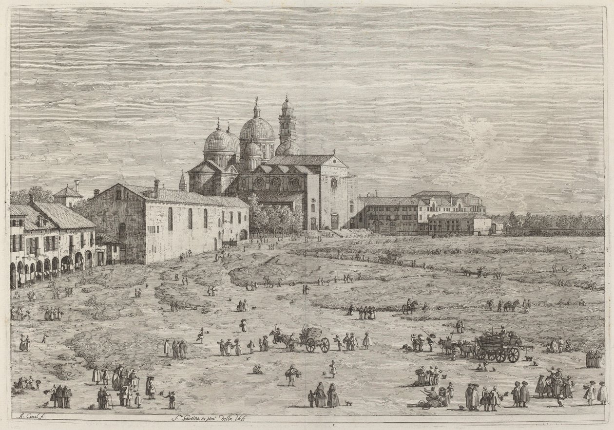 S. Giustina in pra della Vale, c. 17351746。 作： カナレット