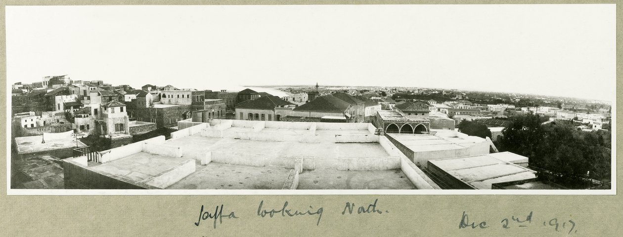 Jaffa Blick nach Norden, 2. Dezember 1917