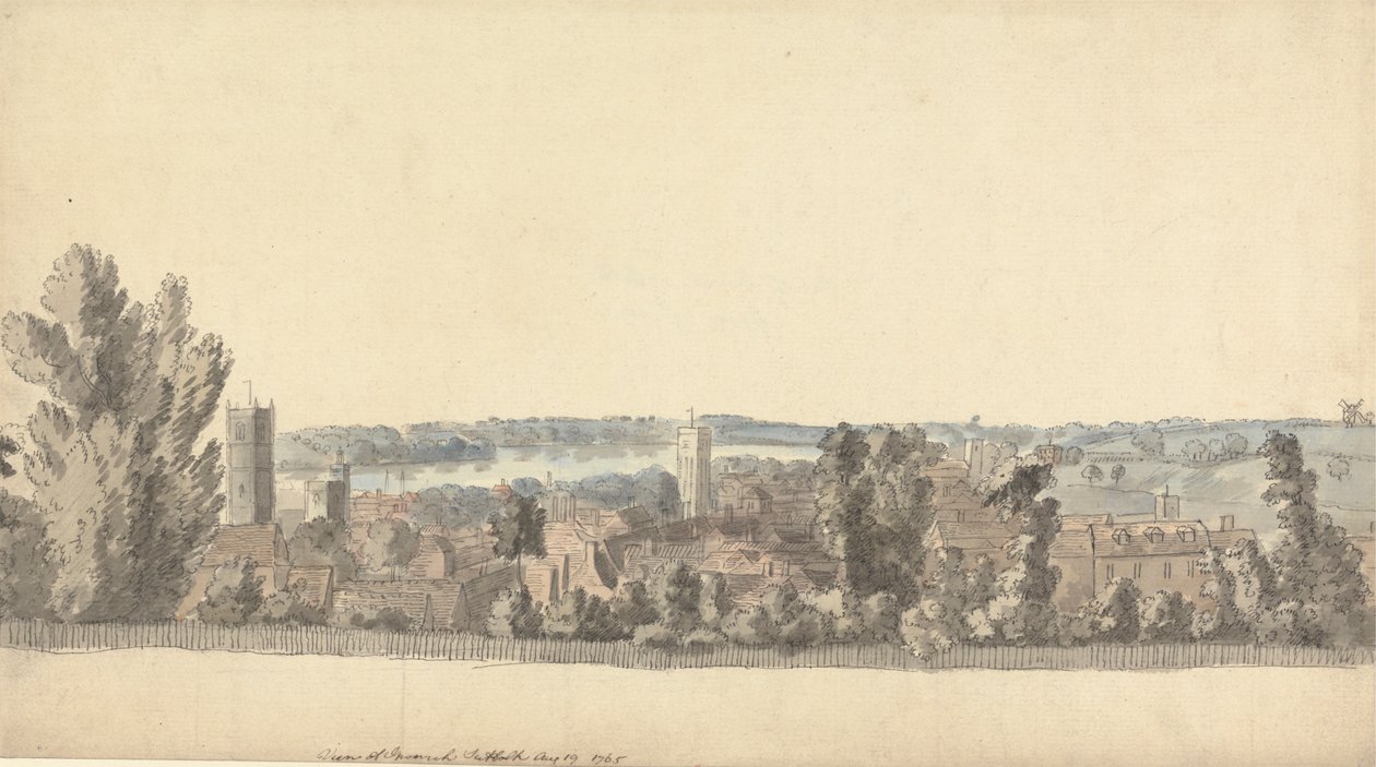 Vista de Ipswich, Suffolk 作： キャプテン。フランシス・グロース