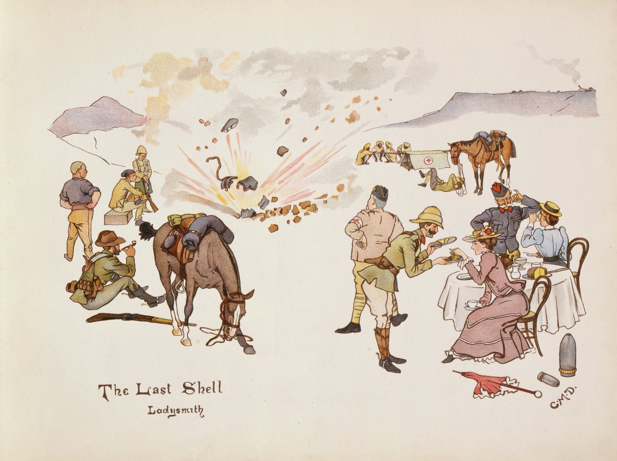 The Lady of the Ladysmith、1900の最後のシェル、Ladysmith 作： キャプテンクライブディクソン