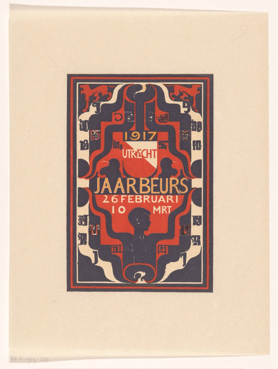 Jaarbeurs Utrecht 1917 のお知らせ 作： カレル・アドルフ・ライオン・カシェ