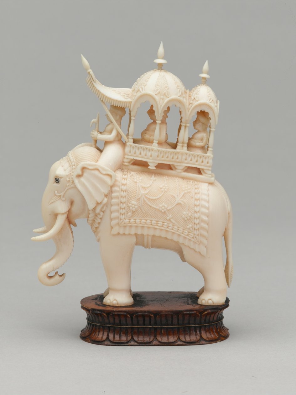黒王、チェスの駒、インド、1820年頃 作： カレル・ヤコブス・ベア
