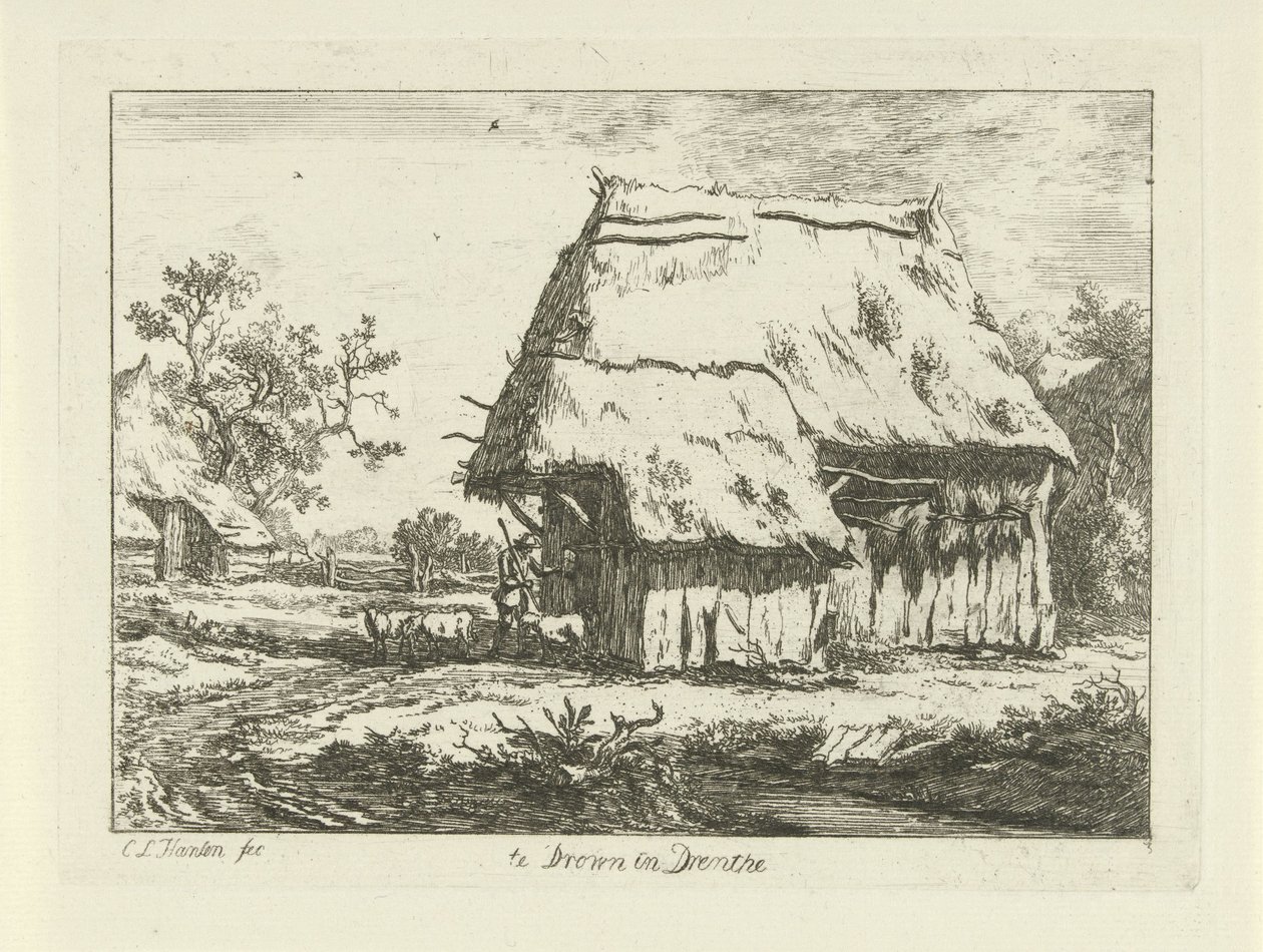 羊小屋の羊飼い Te Drown in Drenthe (オブジェクトのタイトル) 風景 (1-6) (連載タイトル) 作： カレル・ロデワイク・ハンセン