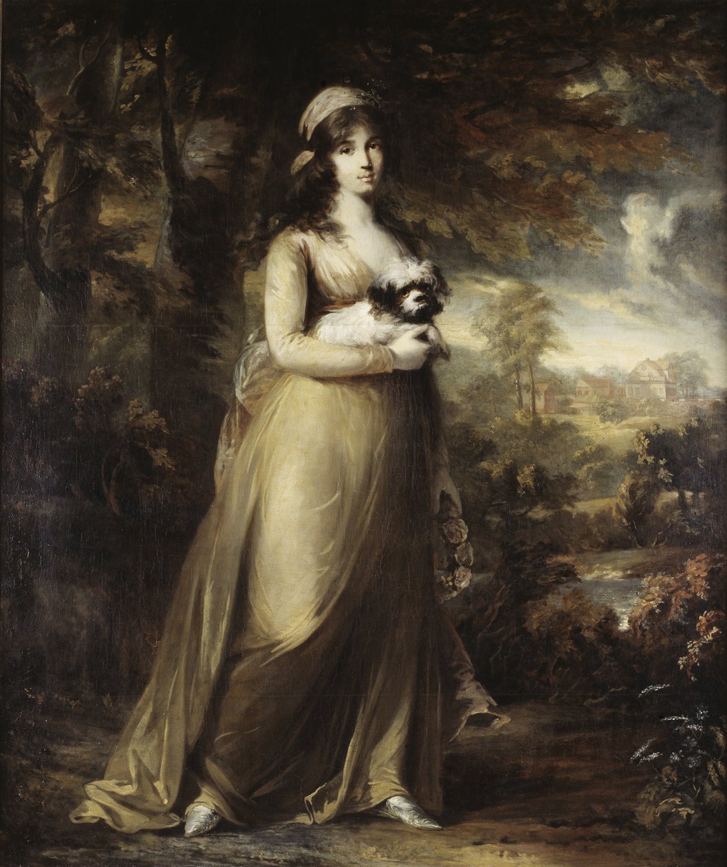 オペラ歌手テレサ・ヴァンドーニの肖像」ブレダ、カール・フレデリック・フォン（1759-1818）作。油彩・キャンバス 作： ブレダのカール・フレデリック