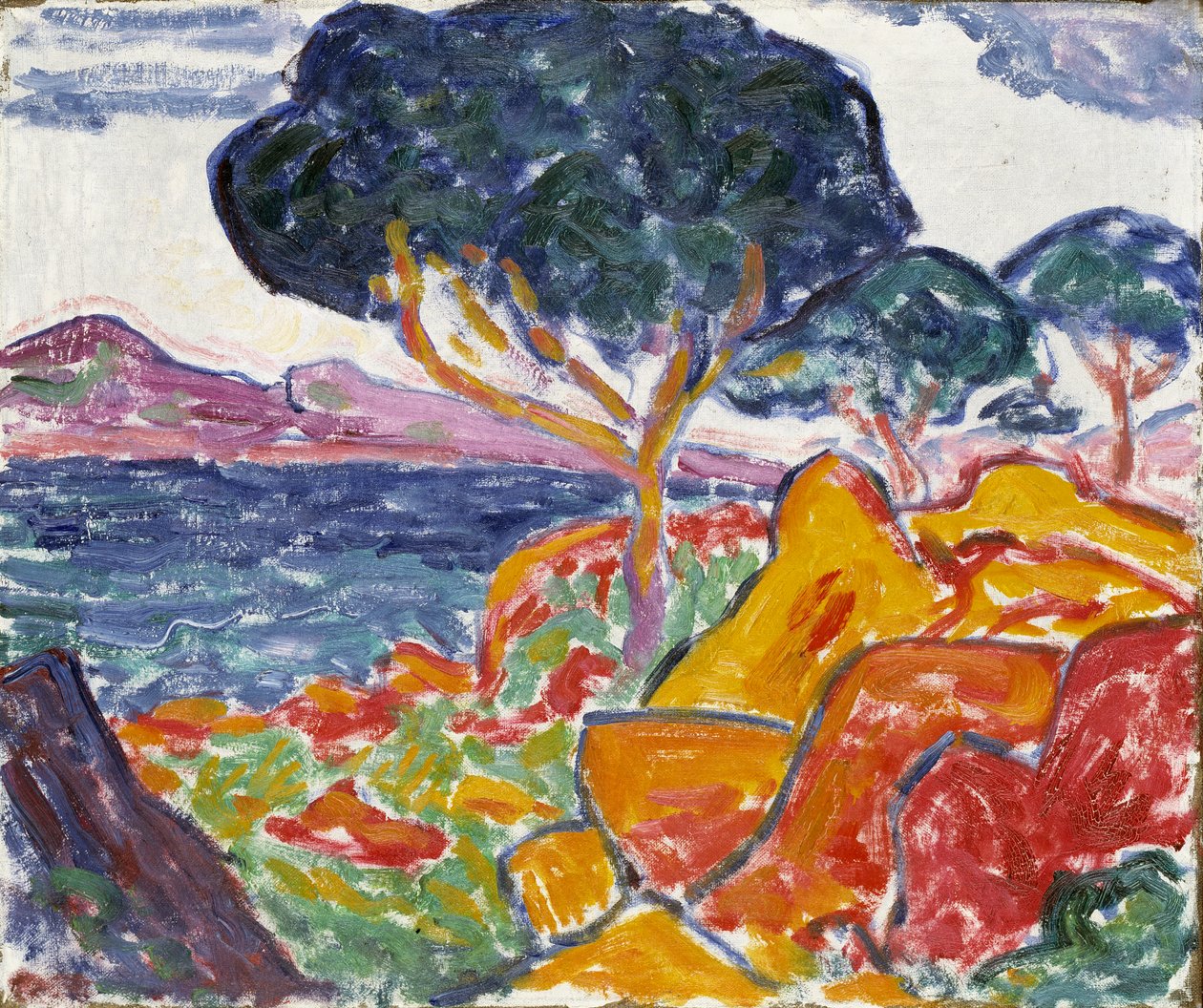 風景、カリフォルニア州。 1909-1914。 作： カール・ニューマン