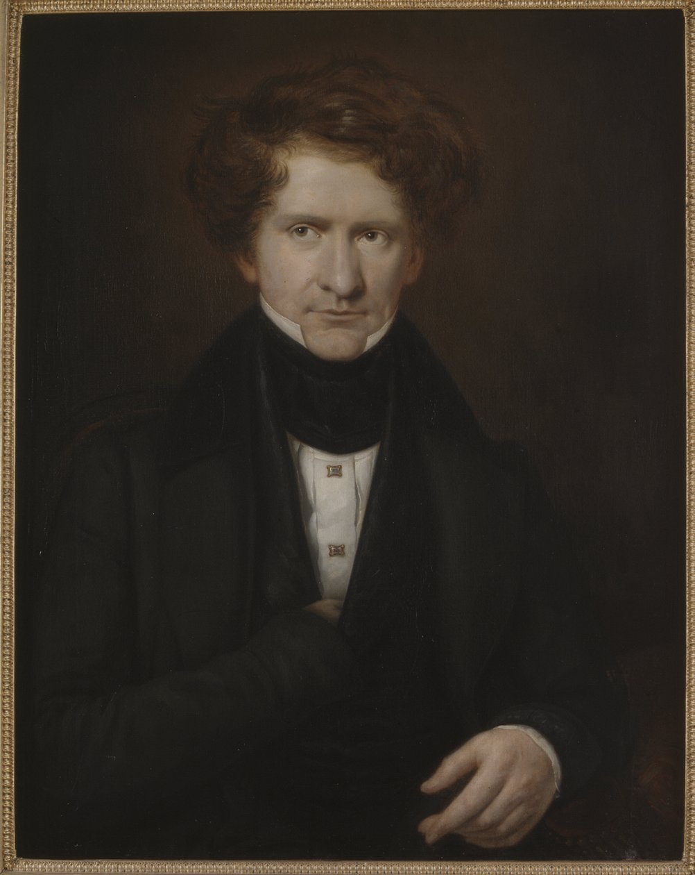 作曲家アドルフ・フレドリック・リンドブラッド(1801-1878)の肖像、マゼール、カール・ペッター(1807-1884)作。油彩・キャンバス 作： カールピーターマザー