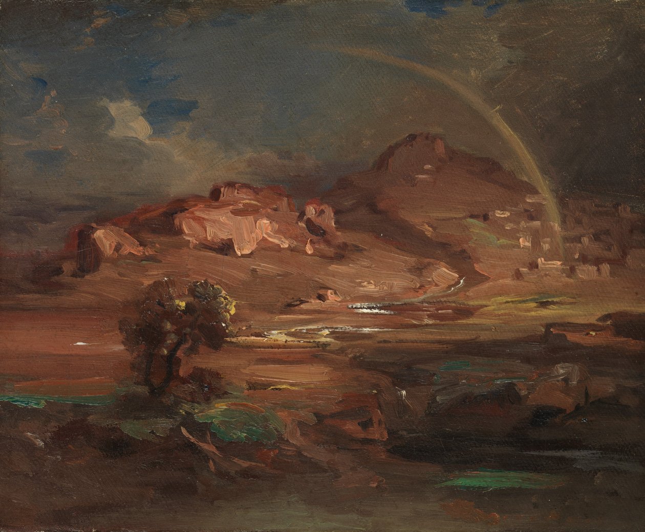 ノープリア近くのプロノイアの墓地、ca。 1841-47。 作： カール・ロットマン