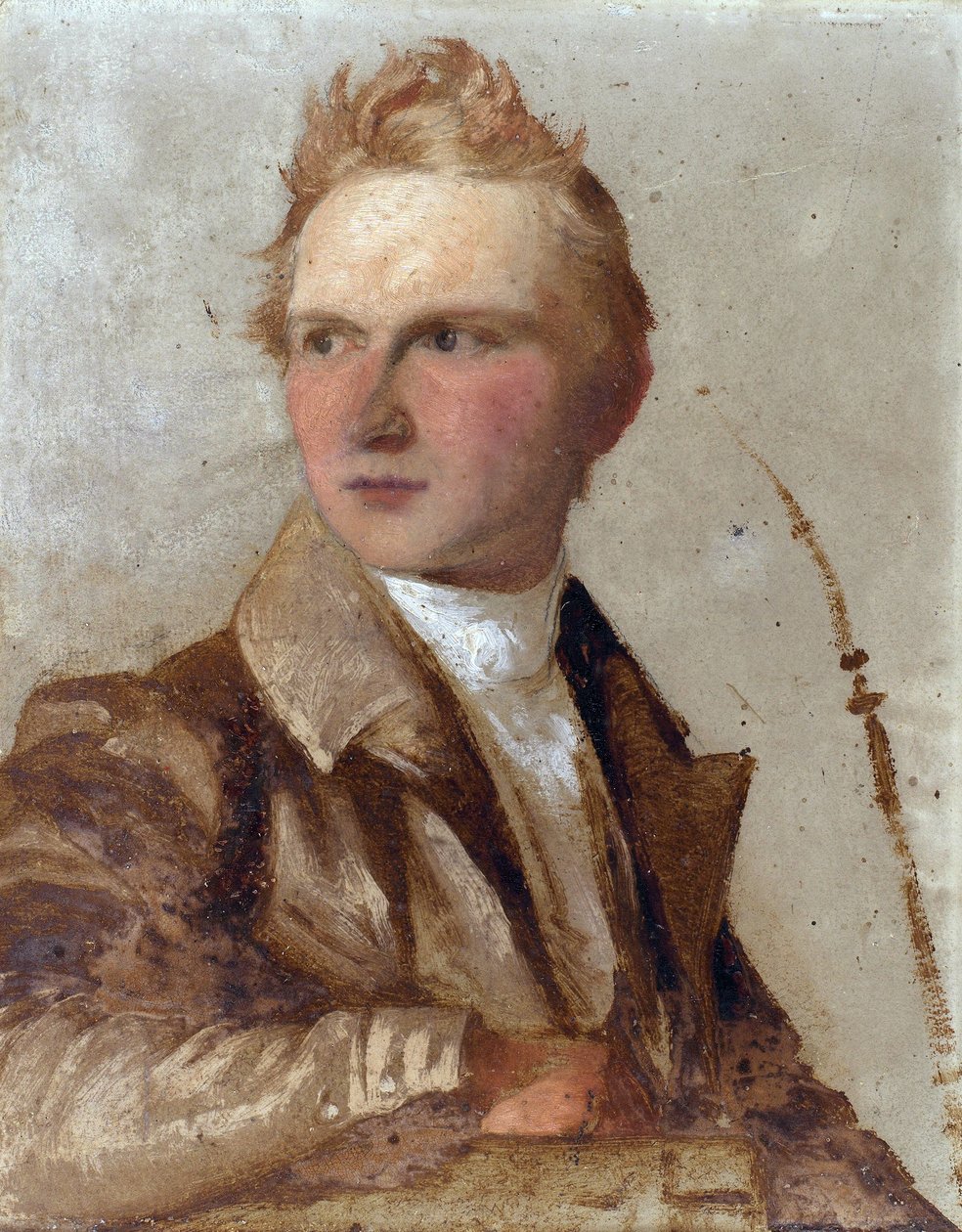 ヴィルヘルム・フォン・クーゲルゲン（1802-1867）の肖像 par Neff, Timofei Andreyevich (Carl Timoleon von Neff) (1805-1876) 作： ネフによるカール・ティモレオン