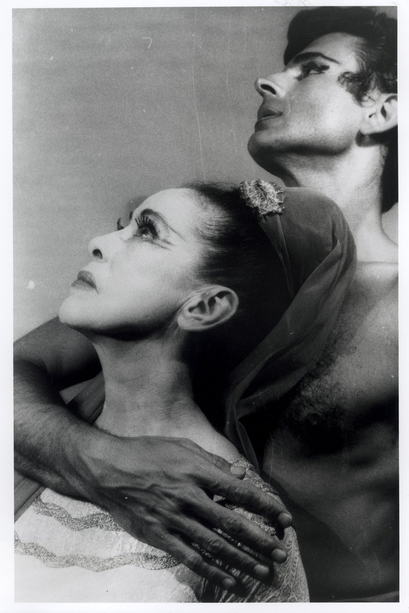 マーサ・グラハム（1894-1991）とバートラム・ロス（1920-2003）の「ビジョナリー・リサイタル」、1961年6月27日（ゼラチン・シルバー・プリント） 作： カール・ヴァン・ヴェヒテン