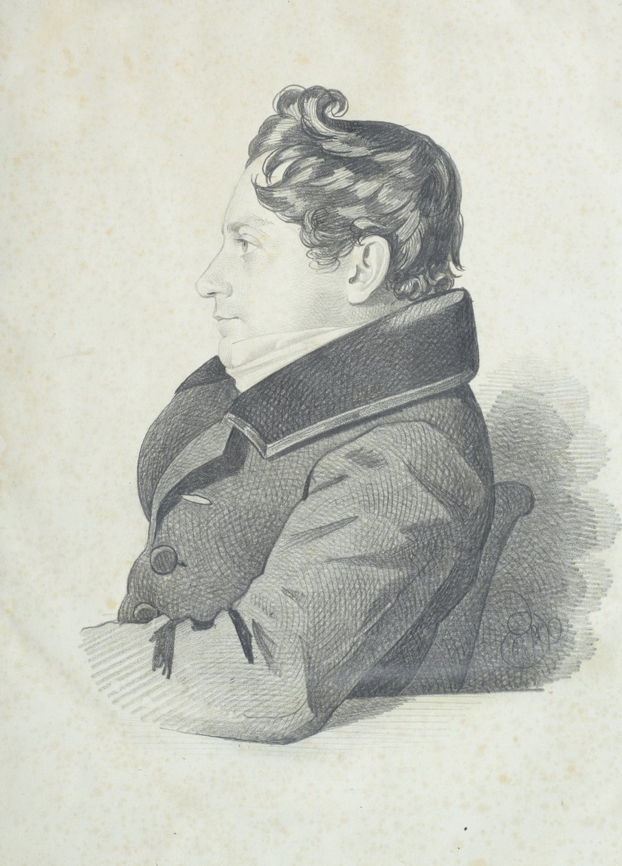 Nikolay Adrianovich Divov 1792-1878、1830年代の肖像画。 作： カール・フォン・ハンペルン