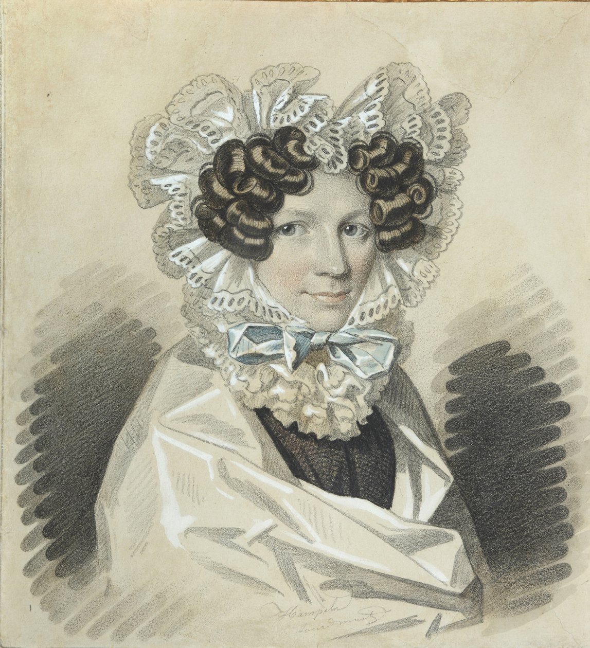 ソフィア・ハリトノフナ・ムドロヴァ1786-1833、1820年代の肖像。 作： カール・フォン・ハンペルン