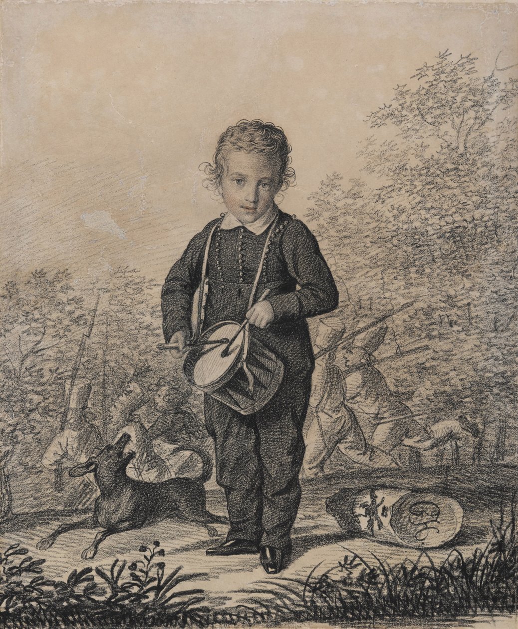 1820年代初頭のティモフェイコルサコフの肖像画。 作： カール・フォン・ハンペルン