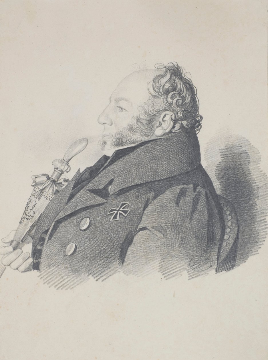 Vasily Vasilyevich Kochubey 1784-1844の肖像c。 1832。 作： カール・フォン・ハンペルン