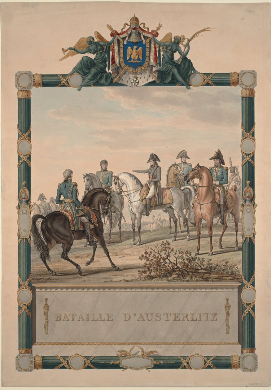 1805年、1805年12月2日のアウステルリッツの戦い 作： カール・ヴェルネ