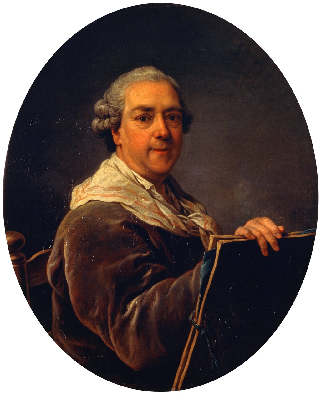 自画像、1762。 作： カール・ヴァン・ルー