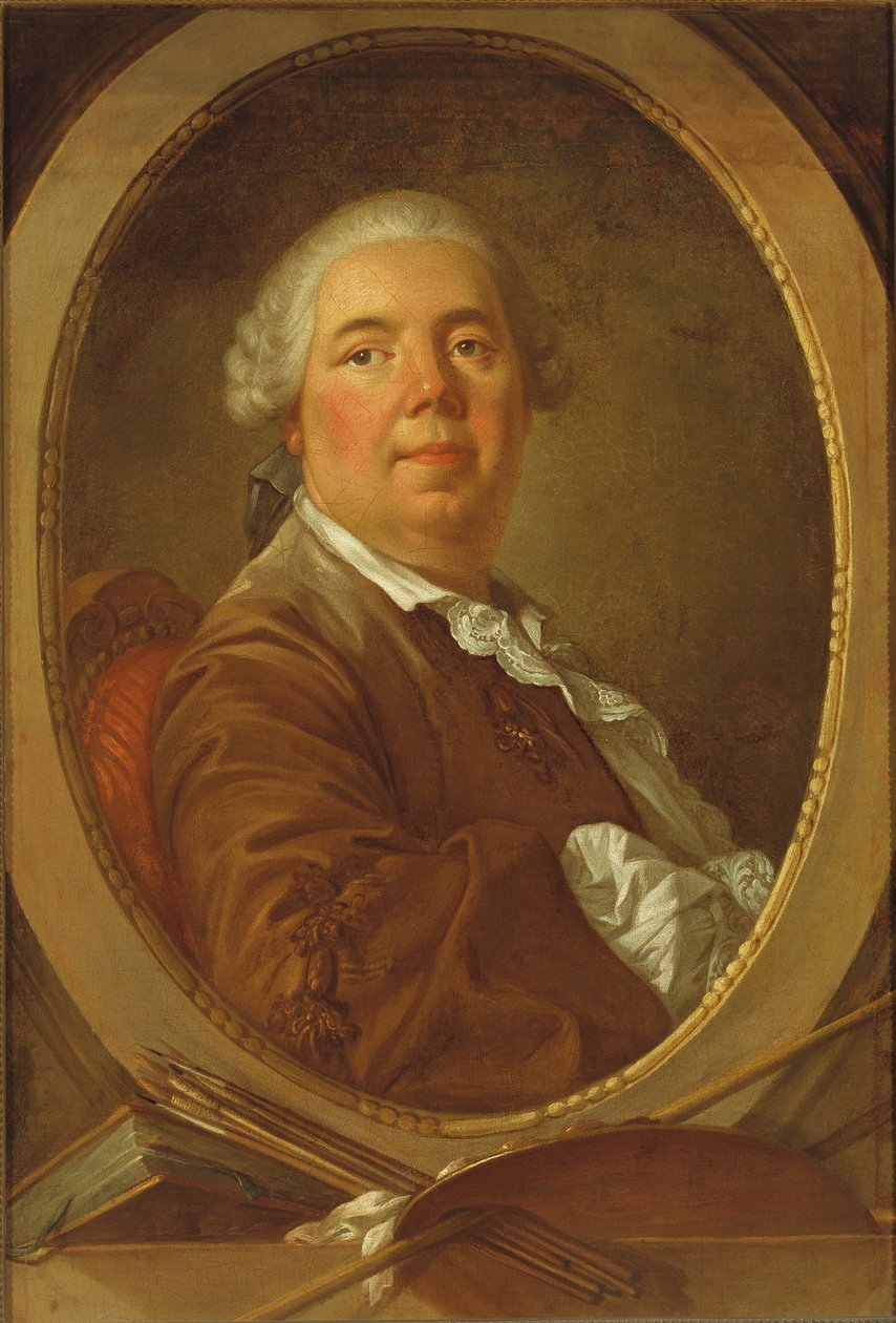 自画像、1760年頃。 作： カール・ヴァン・ルー