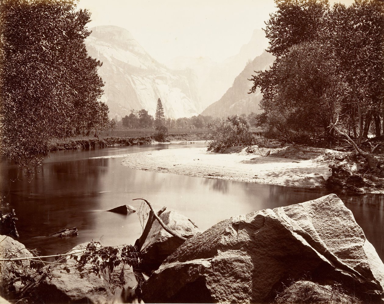 The Domes, Yosemite, ca. 1872, printed ca. 1876. 作： カールトン・E・ワトキンス。