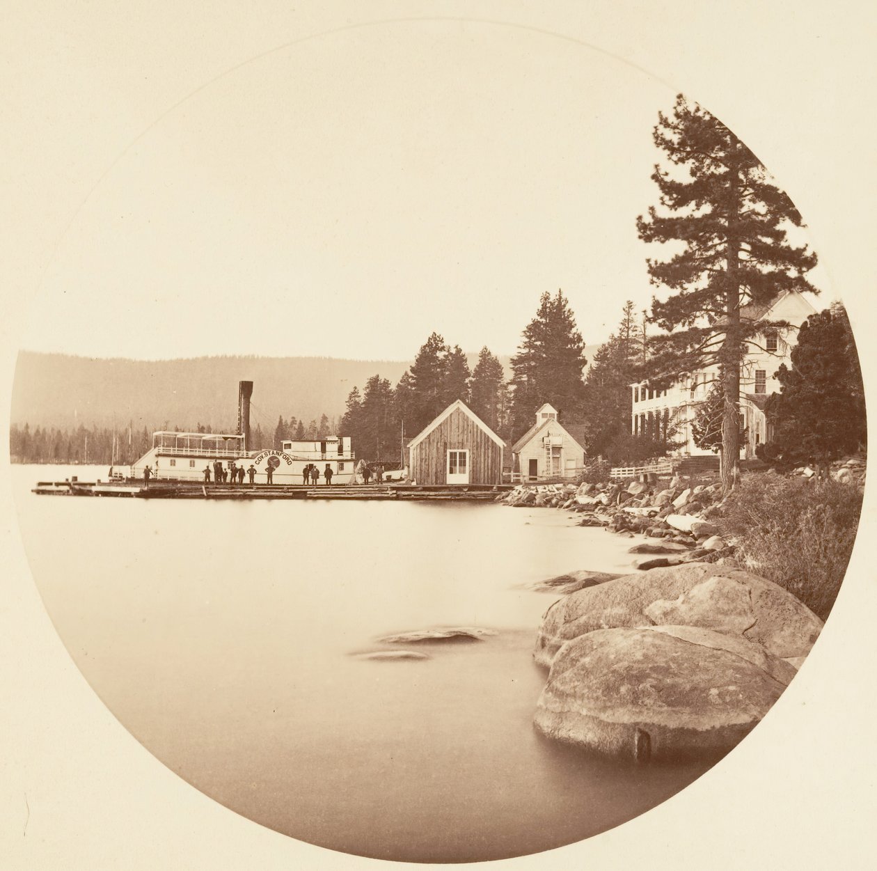 [カリフォルニア州ヨセミテ国立公園]、カリフォルニア州。 1878年。 作： カールトン・エモンズ・ワトキンス