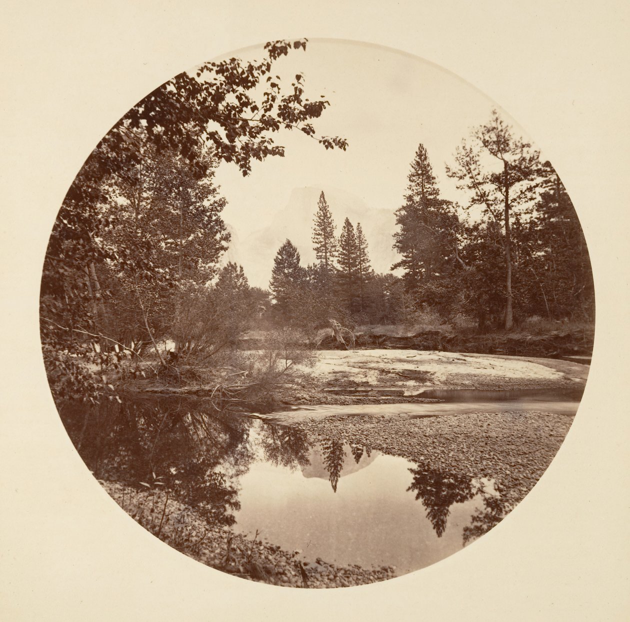 [カリフォルニア州ヨセミテ国立公園]、カリフォルニア州。 1878年。 作： カールトン・エモンズ・ワトキンス