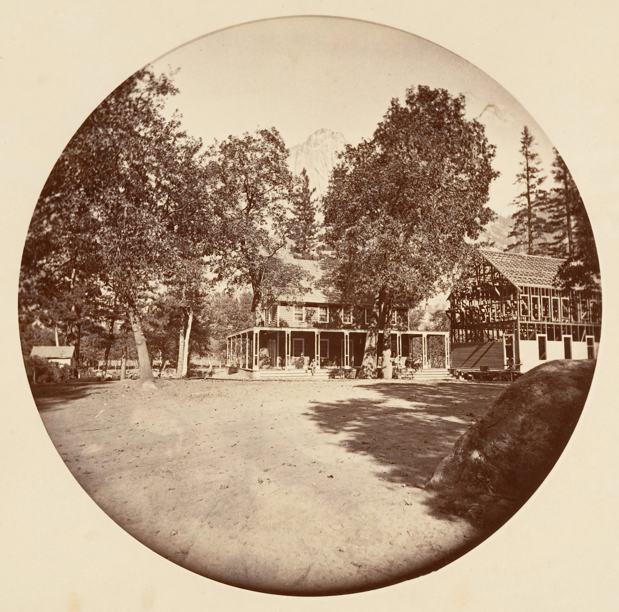 [カリフォルニア州ヨセミテ国立公園]、カリフォルニア州。 1878年。 作： カールトン・エモンズ・ワトキンス
