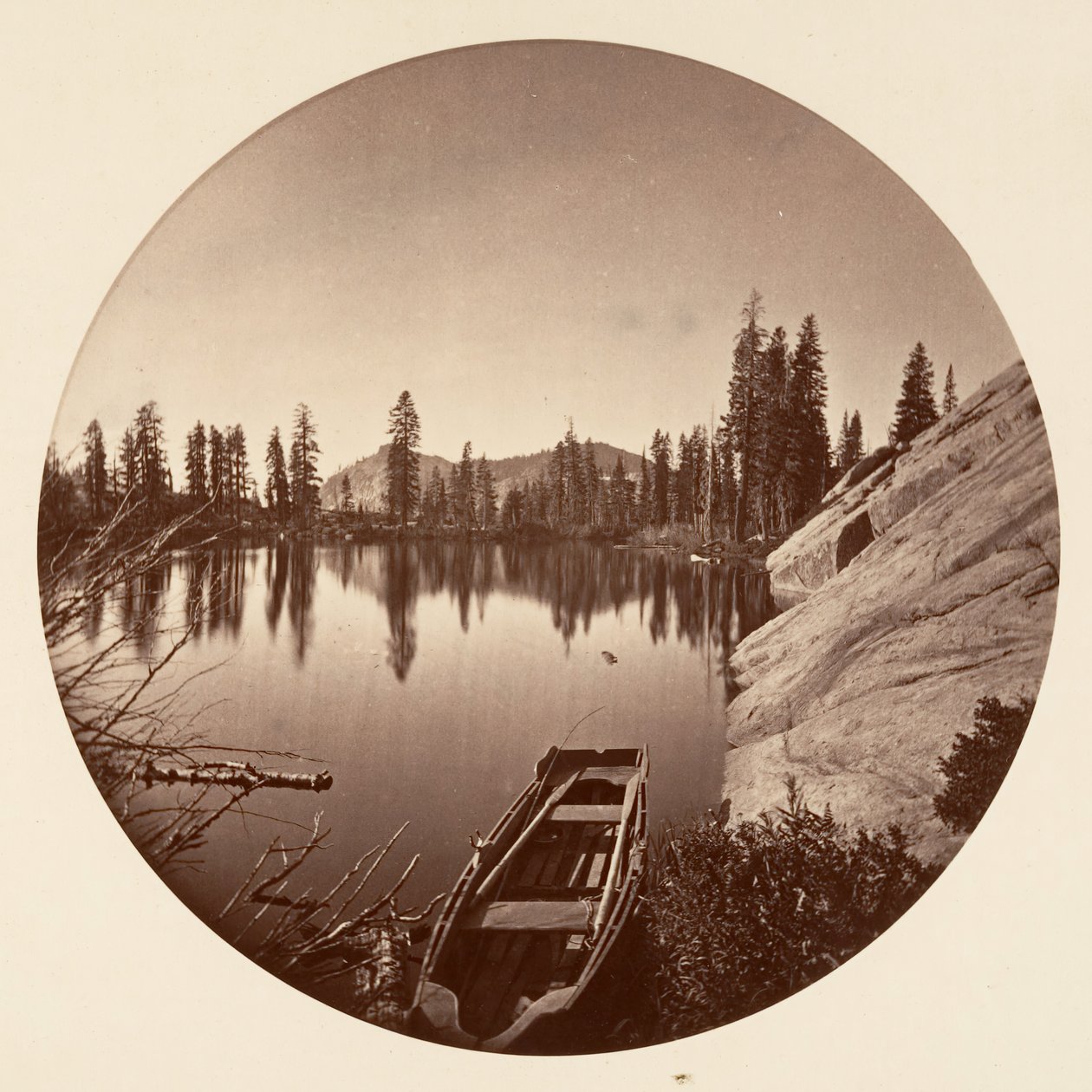 [カリフォルニア州ヨセミテ国立公園]、カリフォルニア州。 1878年。 作： カールトン・エモンズ・ワトキンス