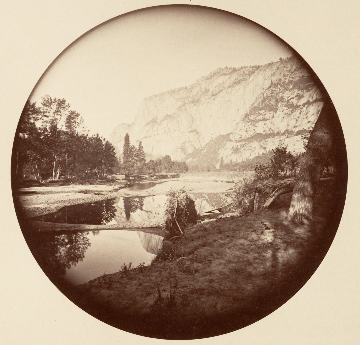 [カリフォルニア州ヨセミテ国立公園]、カリフォルニア州。 1878年。 作： カールトン・エモンズ・ワトキンス